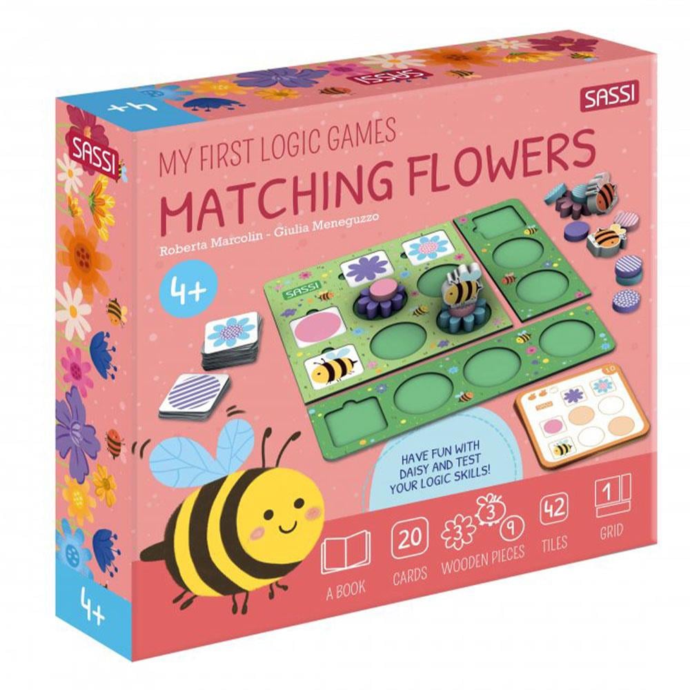 My First Logic Games - Matching Flowers Çocuk Kitapları Uzmanı - Children's Books Expert