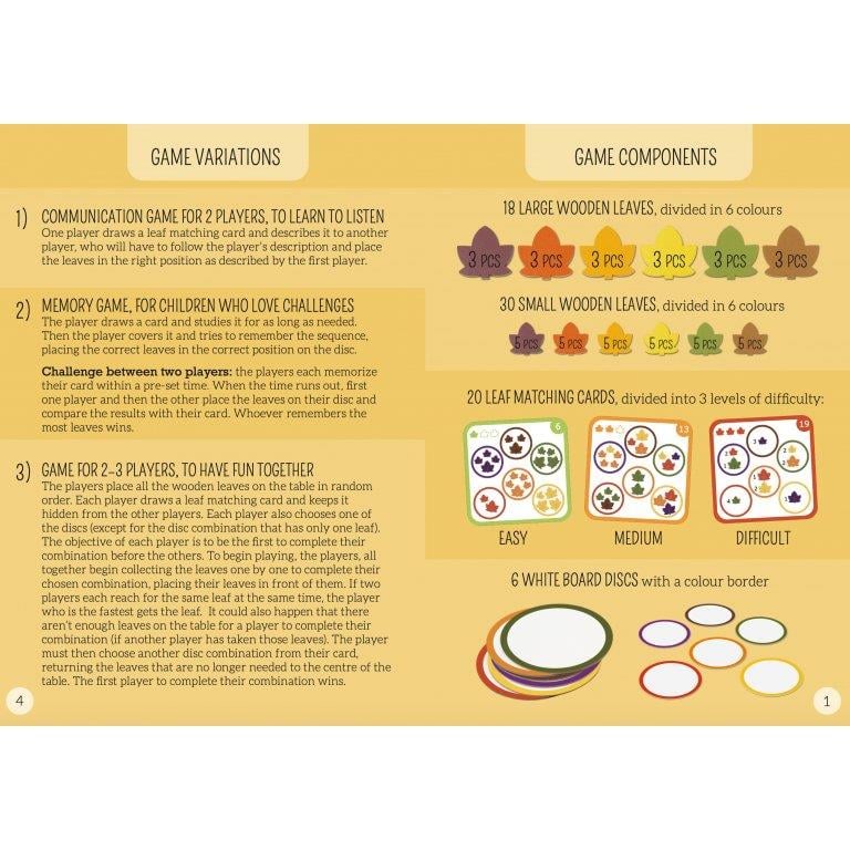 My First Logic Games - Matching Leaves Çocuk Kitapları Uzmanı - Children's Books Expert