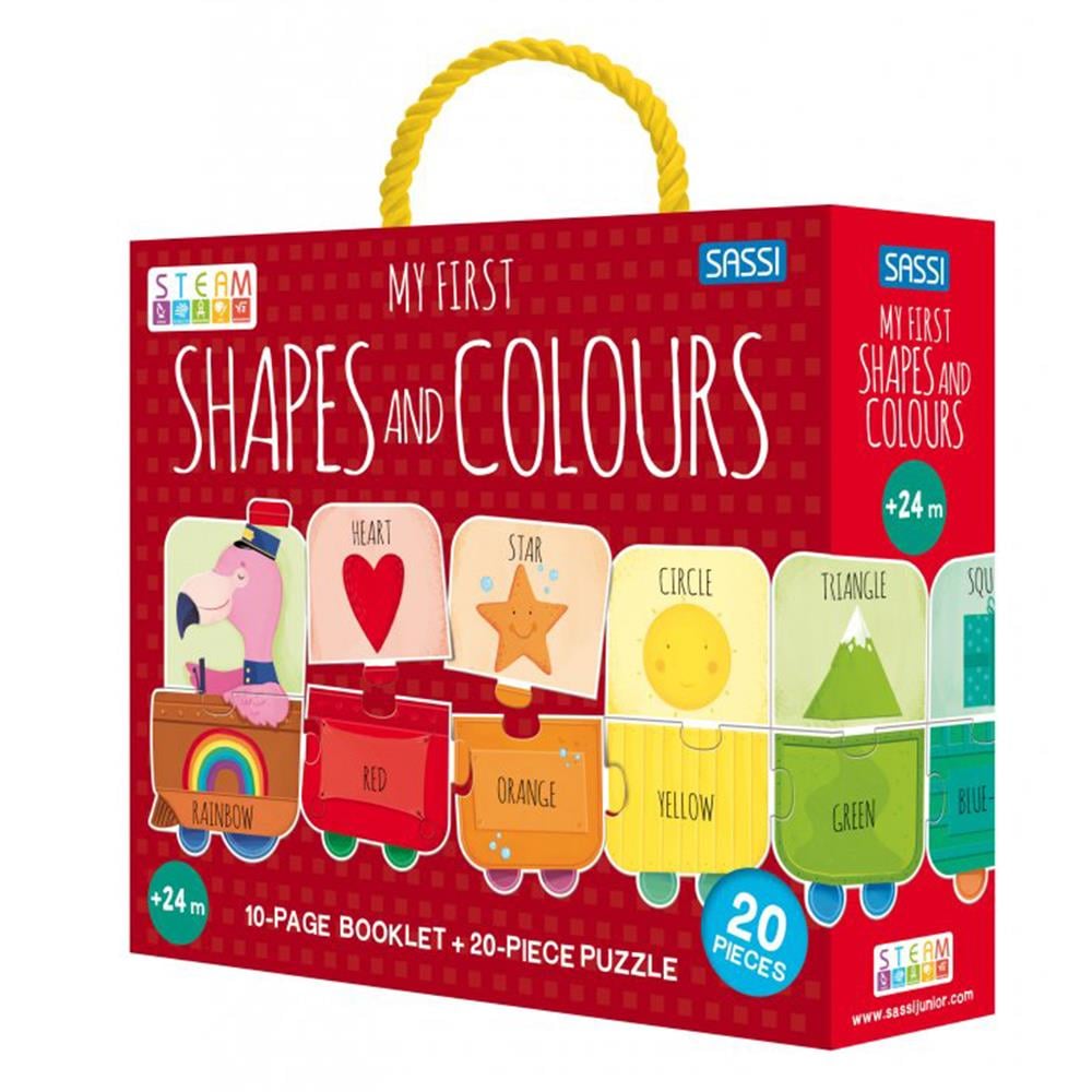 MY FIRST SHAPES AND COLOURS - STEAM PUZZLE Çocuk Kitapları Uzmanı - Children's Books Expert