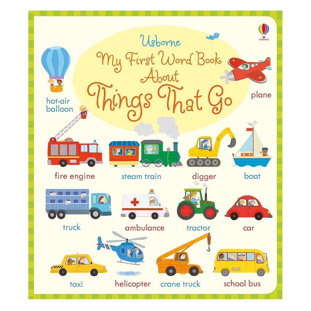 MY FIRST WORD BOOK ABOUT THINGS THAT GO #yenigelenler Çocuk Kitapları Uzmanı - Children's Books Expert