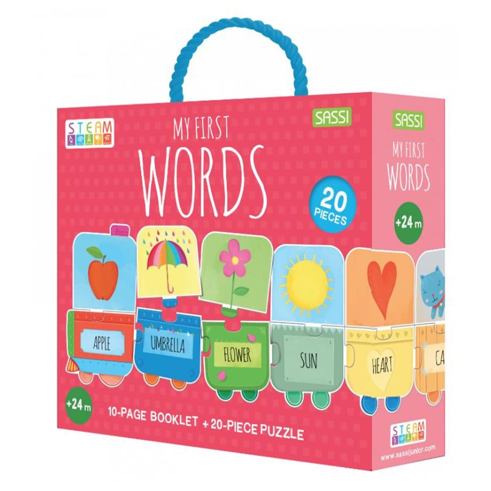 MY FIRST WORDS - STEAM PUZZLE Çocuk Kitapları Uzmanı - Children's Books Expert
