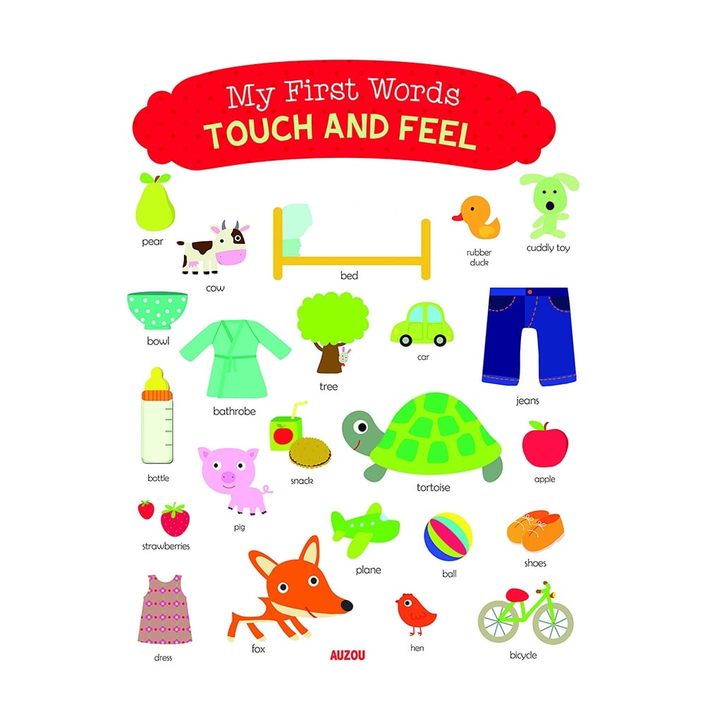 MY FIRST WORDS TOUCH AND FEEL Çocuk Kitapları Uzmanı - Children's Books Expert