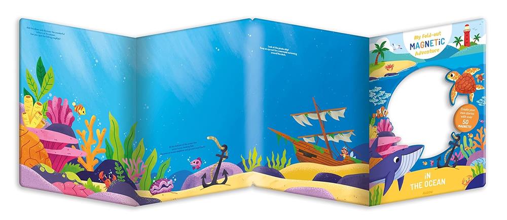 My Fold-Out Magnetic Adventure - In The Ocean Çocuk Kitapları Uzmanı - Children's Books Expert