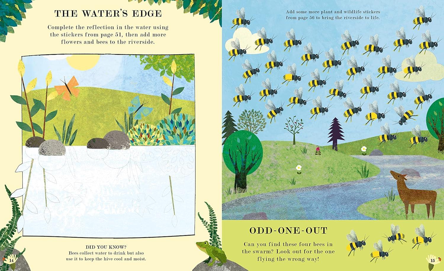 Natures Tiny Miracle - Bee Activity Book Çocuk Kitapları Uzmanı - Children's Books Expert