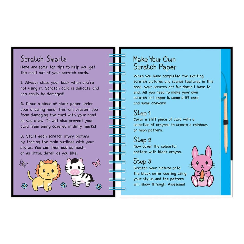 Neon Scratch Art - Animals Çocuk Kitapları Uzmanı - Children's Books Expert