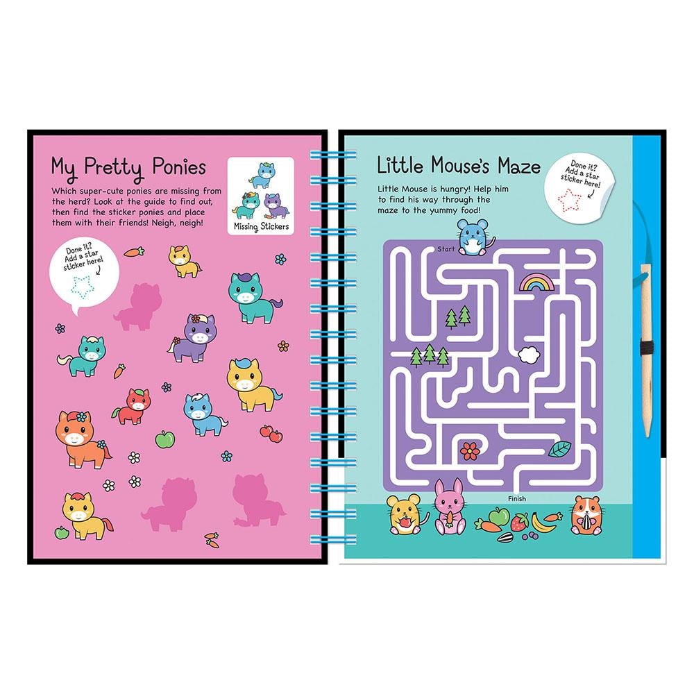 Neon Scratch Art - Animals Çocuk Kitapları Uzmanı - Children's Books Expert