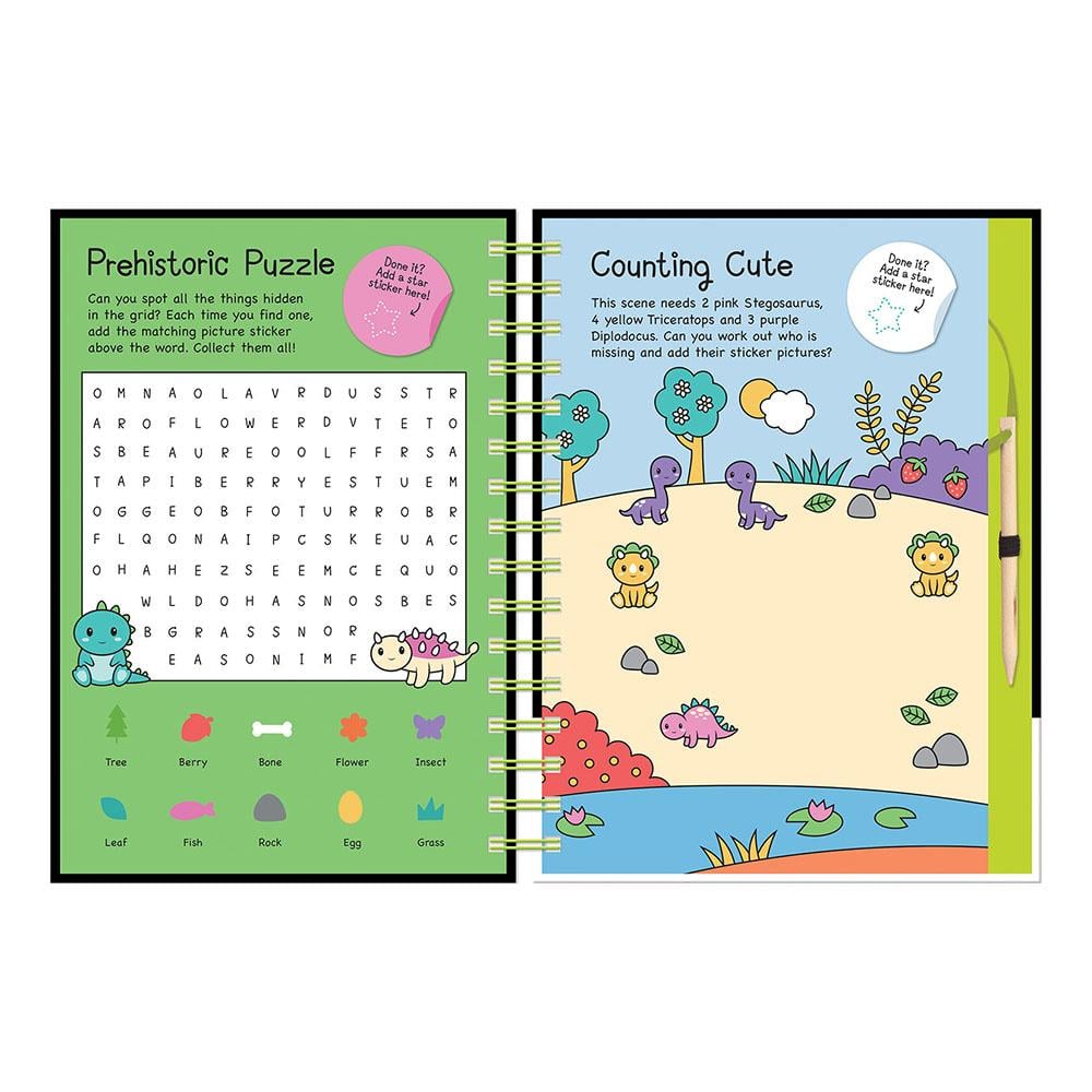 Neon Scratch Art - Dinosaurs Çocuk Kitapları Uzmanı - Children's Books Expert