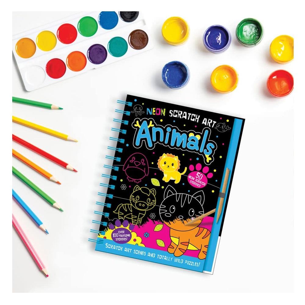 Neon Scratch Art - Kawaii Çocuk Kitapları Uzmanı - Children's Books Expert