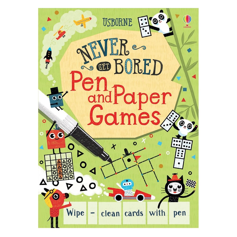NEVER GET BORED PEN AND PAPER GAMES #yenigelenler Çocuk Kitapları Uzmanı - Children's Books Expert