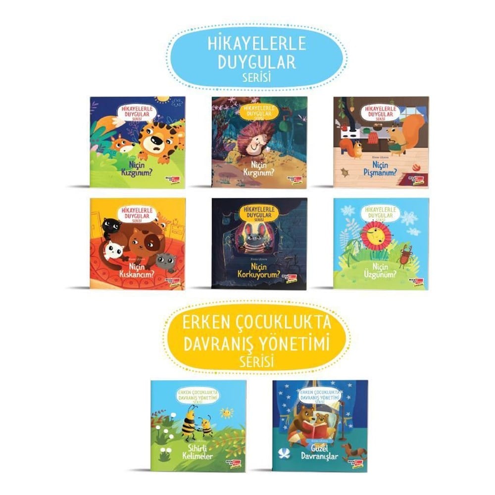 NİÇİN KORKUYORUM - HİKAYELERLE DUYGULAR SERİSİ Çocuk Kitapları Uzmanı - Children's Books Expert