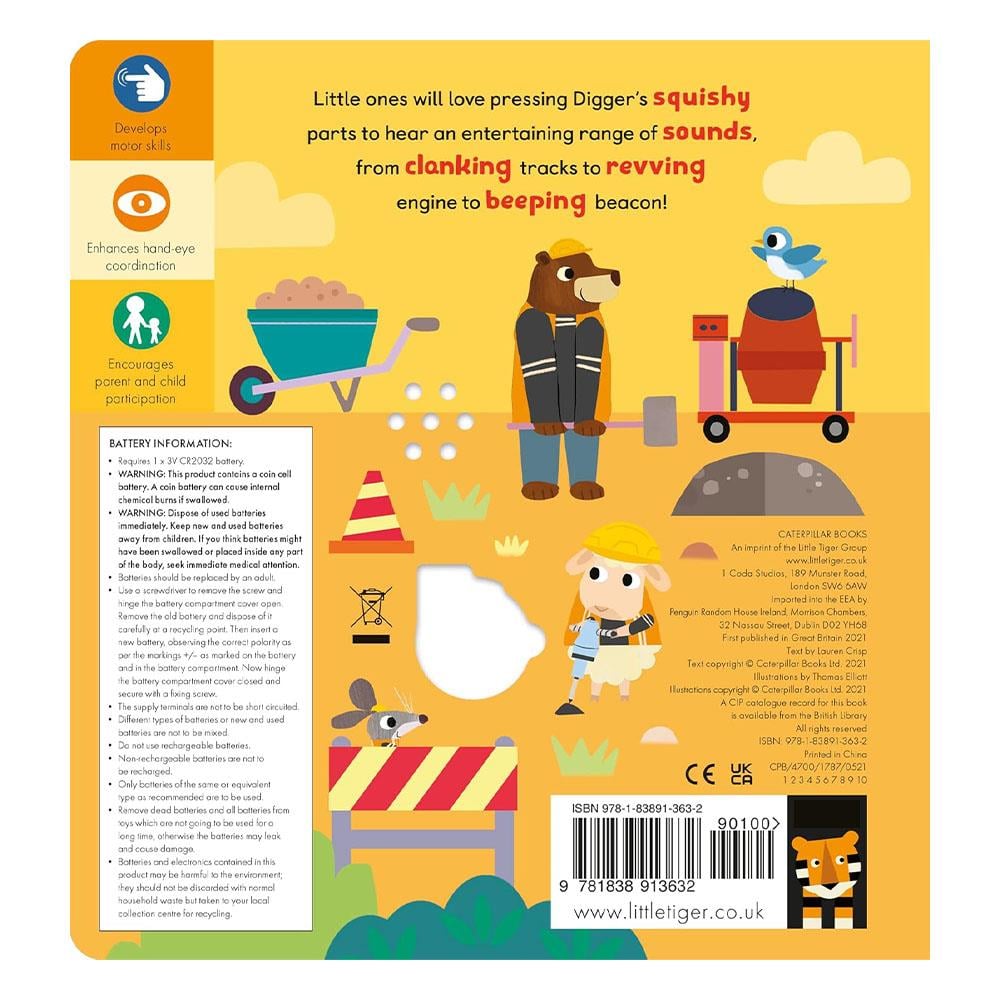 Noisy Digger - I Can Learn My First Sounds Çocuk Kitapları Uzmanı - Children's Books Expert