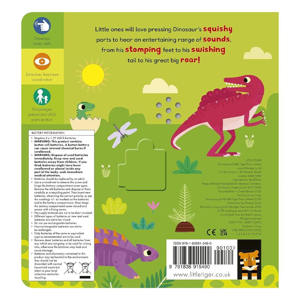 Noisy Dinosaur - I Can Learn My First Sounds Çocuk Kitapları Uzmanı - Children's Books Expert