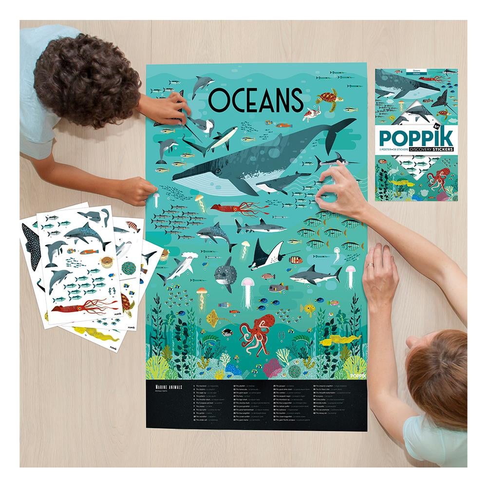 OCEANS - DISCOVERY POSTER Çocuk Kitapları Uzmanı - Children's Books Expert