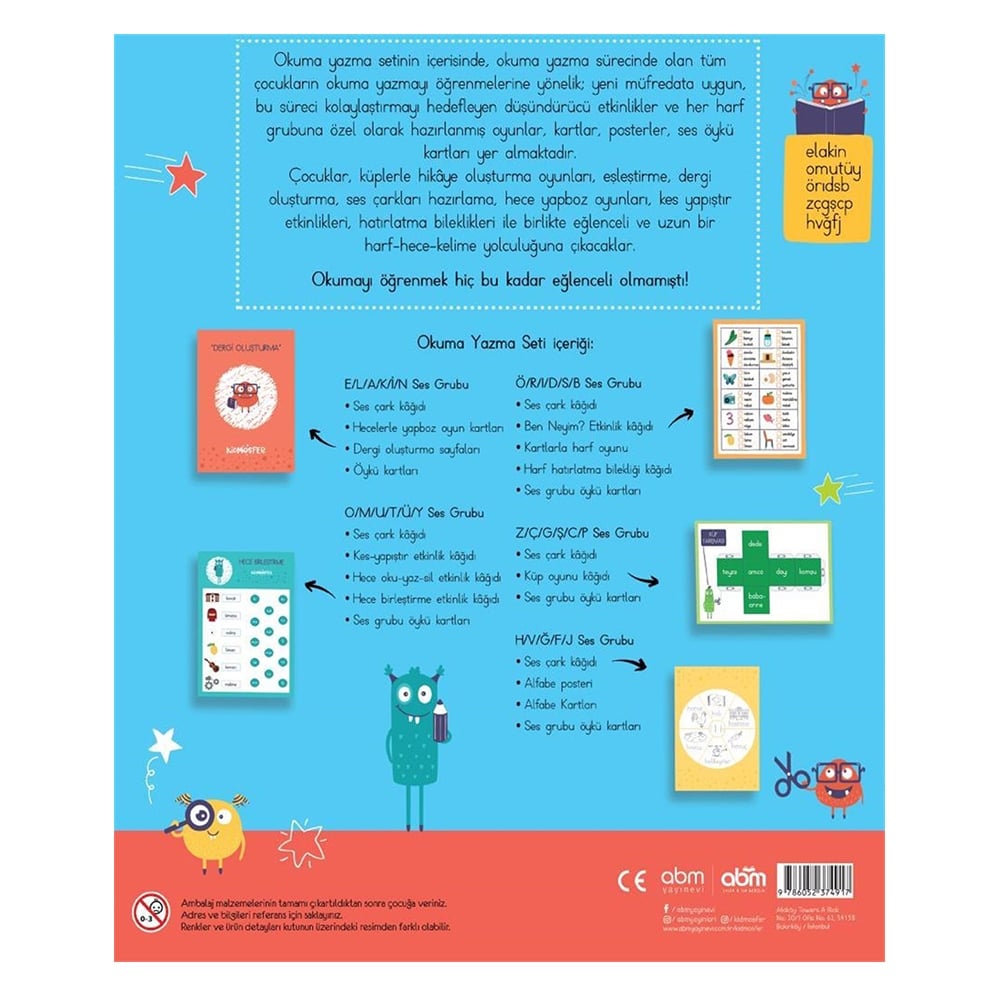 OKUMA YAZMA SETİ Çocuk Kitapları Uzmanı - Children's Books Expert