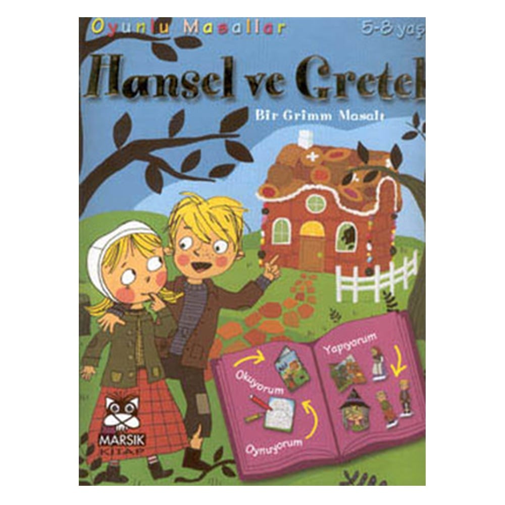 OYUNLU MASALLAR SERİSİ-HANSEL VE GRETEL Çocuk Kitapları Uzmanı - Children's Books Expert