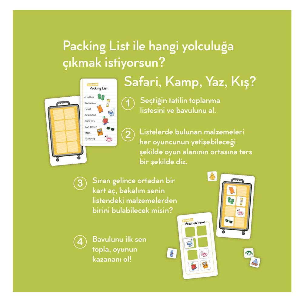 PACKING LIST Çocuk Kitapları Uzmanı - Children's Books Expert