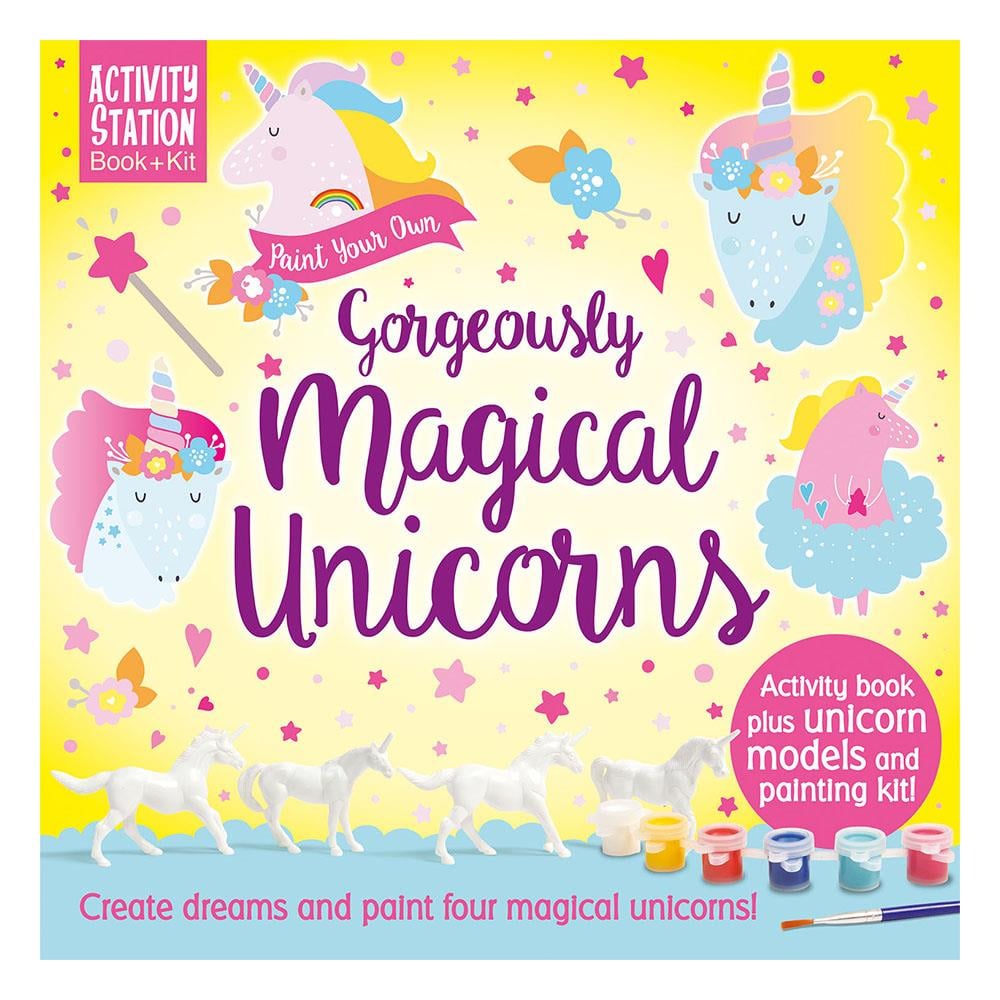 Paint Your Own Gorgeously Magical Unicorns Çocuk Kitapları Uzmanı - Children's Books Expert