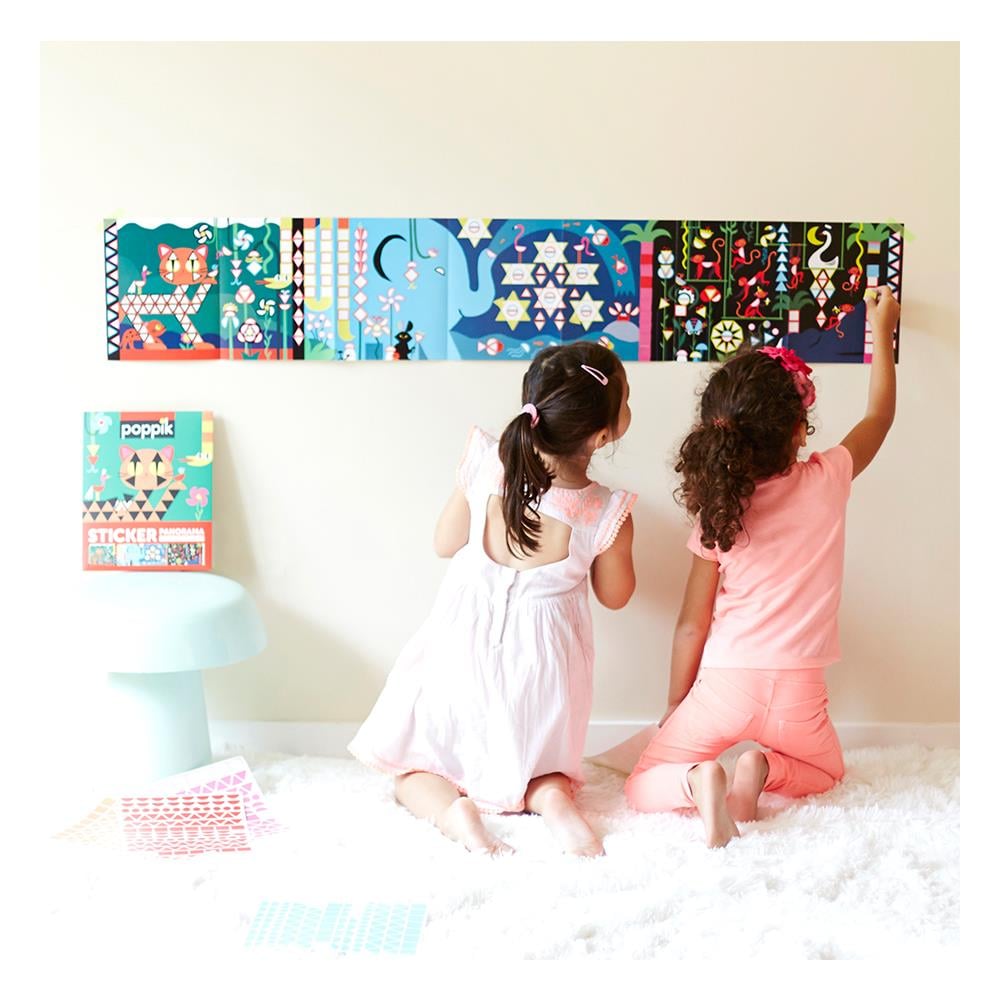 PANORAMA JUNGLE - STICKER PANORAMAS Çocuk Kitapları Uzmanı - Children's Books Expert