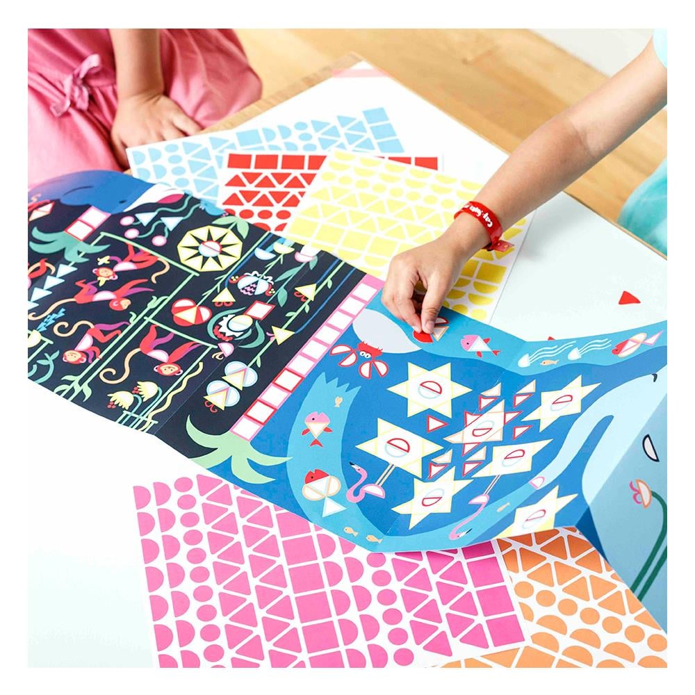 PANORAMA JUNGLE - STICKER PANORAMAS Çocuk Kitapları Uzmanı - Children's Books Expert