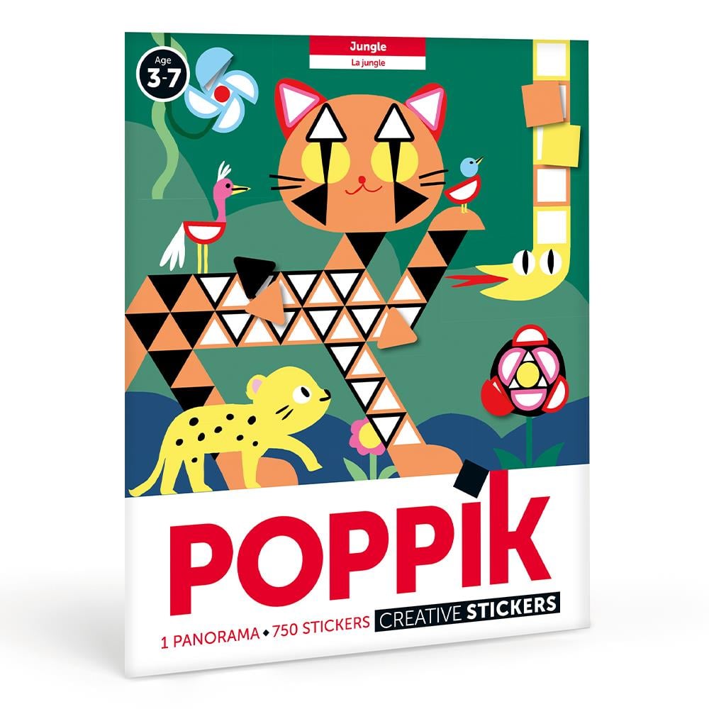 PANORAMA JUNGLE - STICKER PANORAMAS Çocuk Kitapları Uzmanı - Children's Books Expert