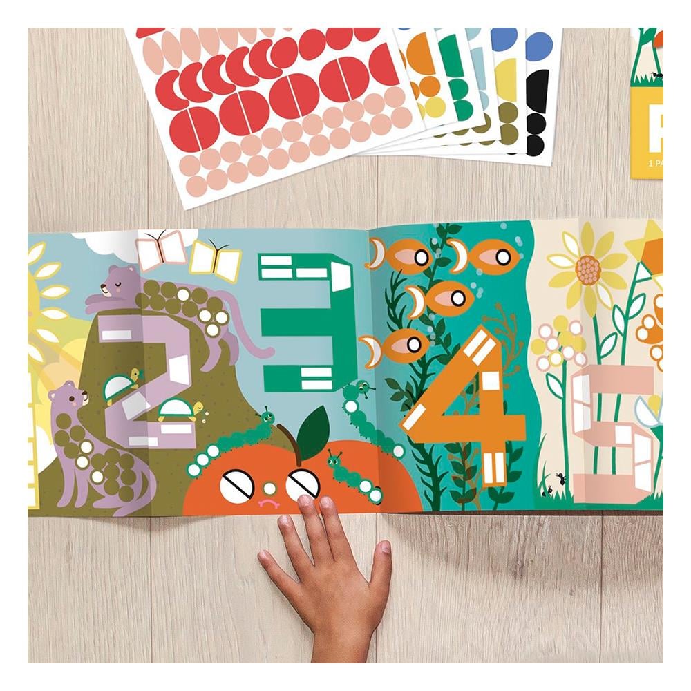 PANORAMA NUMBERS 123 - STICKER PANORAMAS Çocuk Kitapları Uzmanı - Children's Books Expert