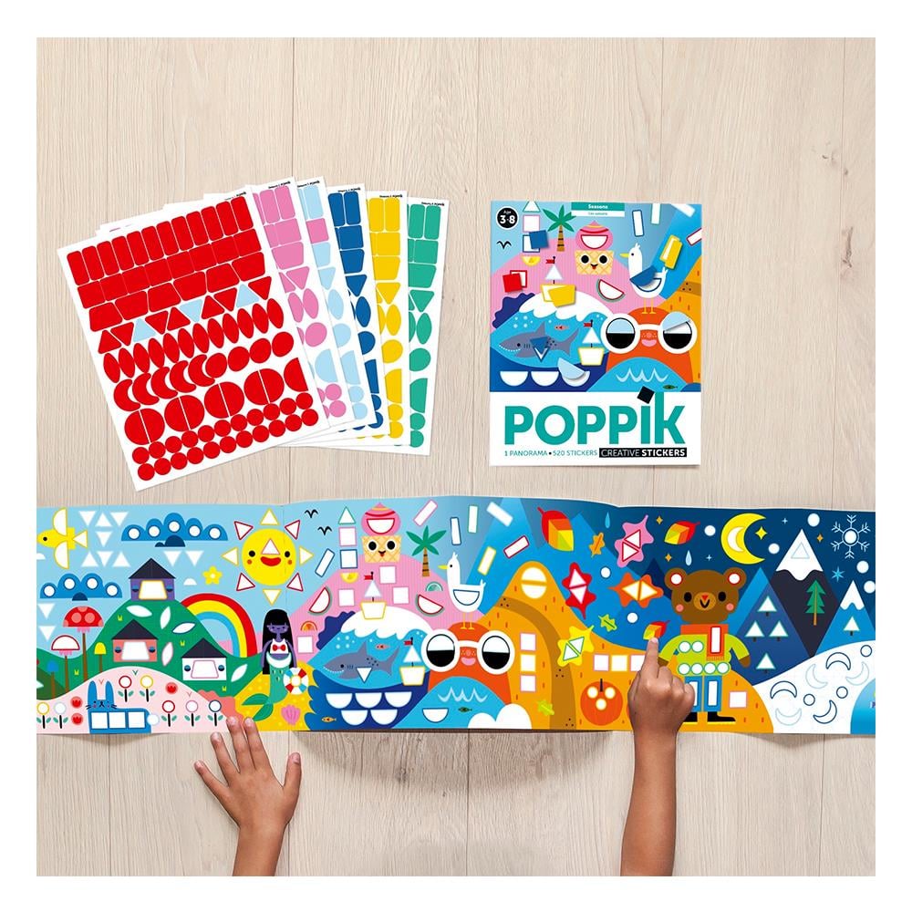 PANORAMA SEASONS - STICKER PANORAMAS Çocuk Kitapları Uzmanı - Children's Books Expert