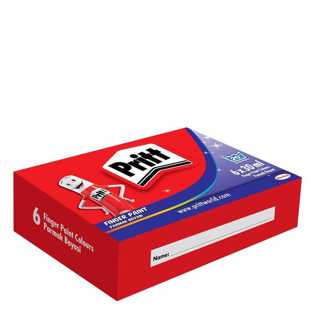 PARMAK BOYASI 6 RENK 30 ML Çocuk Kitapları Uzmanı - Children's Books Expert