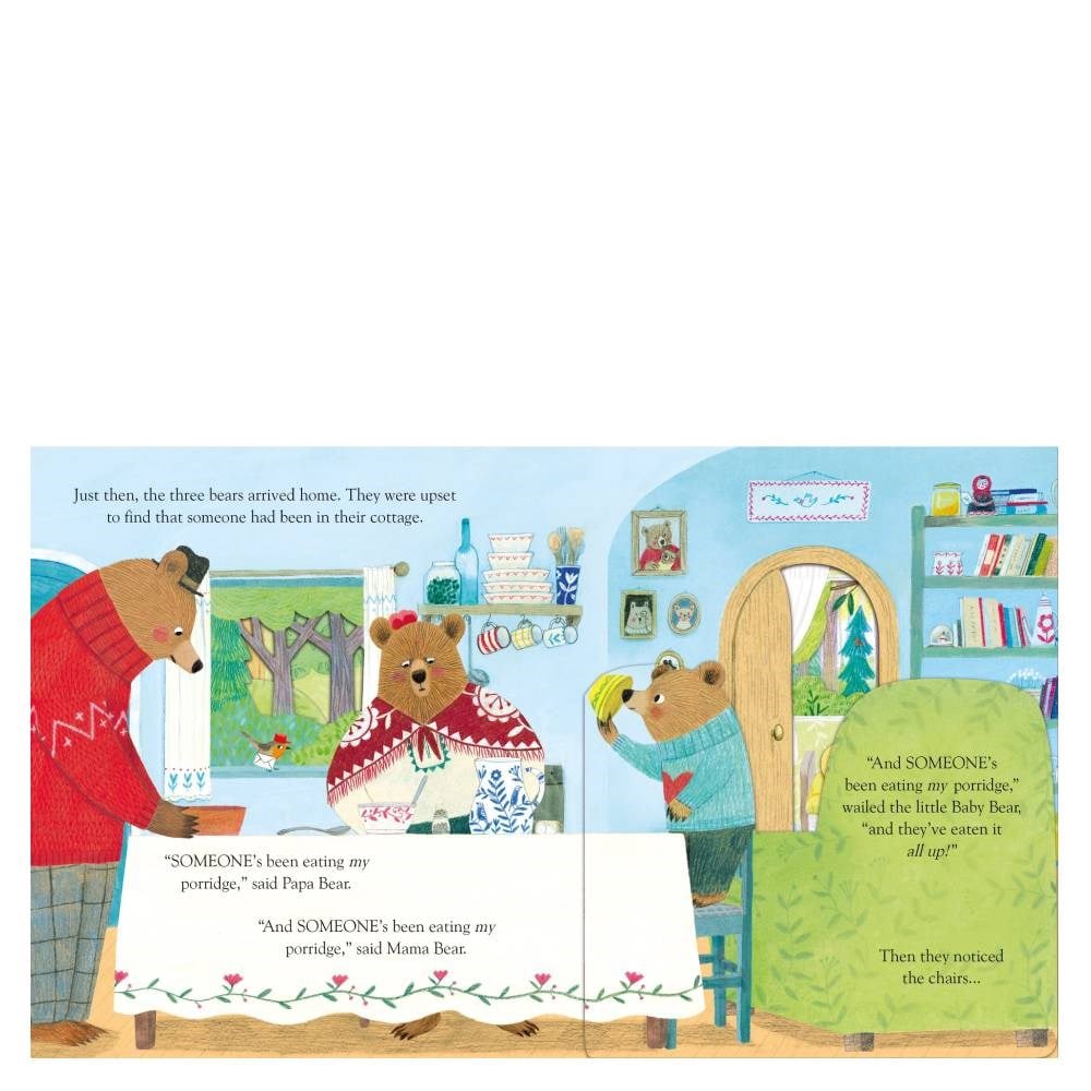 PEEP INSIDE A FAIRY TALE GOLDILOCKS AND THREE BEAR Çocuk Kitapları Uzmanı - Children's Books Expert