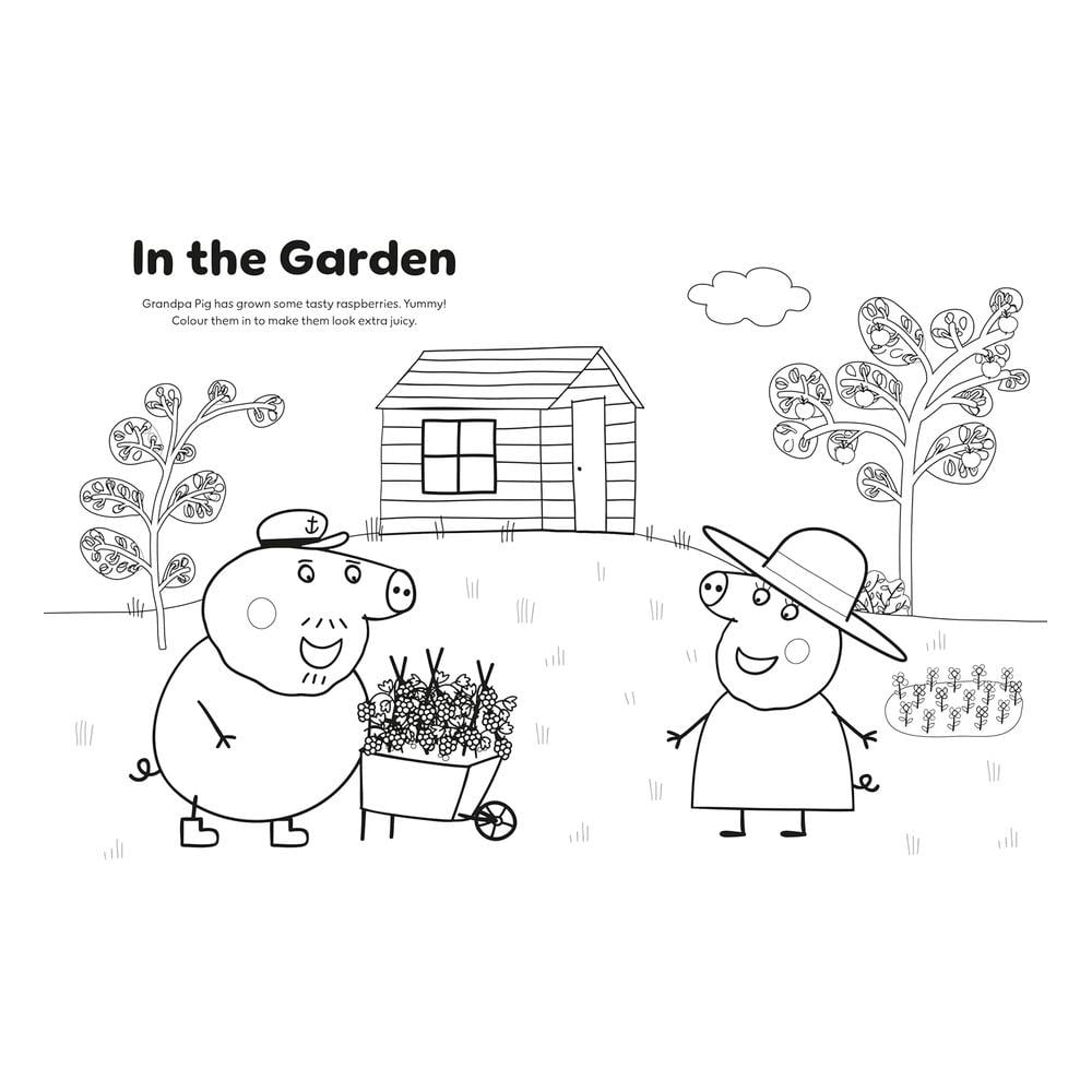 Peppa Pig - Days of Fun Bumper Colouring Book Çocuk Kitapları Uzmanı - Children's Books Expert