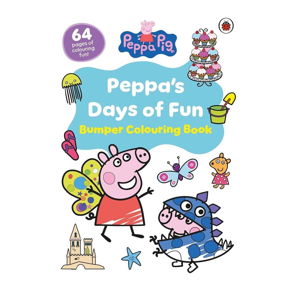 Peppa Pig - Days of Fun Bumper Colouring Book Çocuk Kitapları Uzmanı - Children's Books Expert