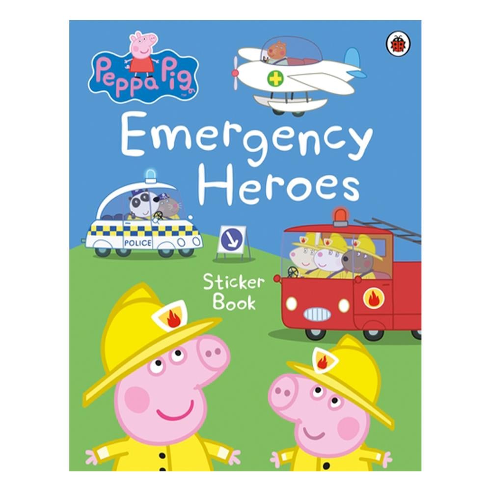 PEPPA PIG - EMERGENCY HEROES STICKER BOOK Çocuk Kitapları Uzmanı - Children's Books Expert