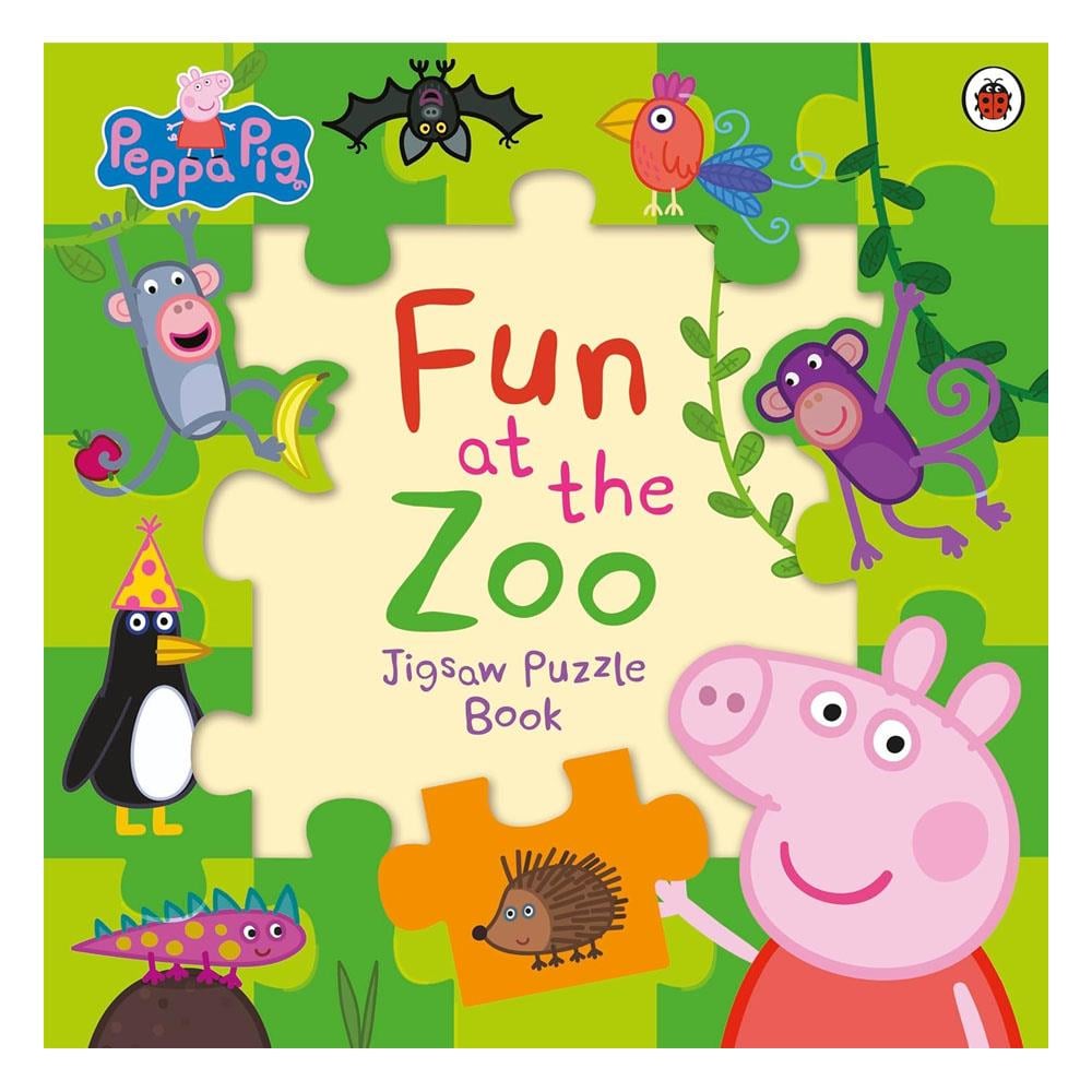 Peppa Pig - Fun at the Zoo Jigsaw Puzzle Book Çocuk Kitapları Uzmanı - Children's Books Expert