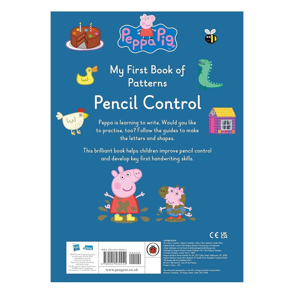 Peppa Pig My First Book of Patterns Pencil Control Çocuk Kitapları Uzmanı - Children's Books Expert