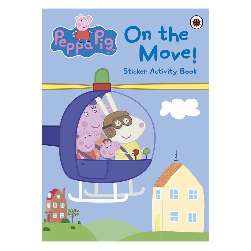 PEPPA PIG: ON THE MOVE! STICKER ACTIVITY Çocuk Kitapları Uzmanı - Children's Books Expert