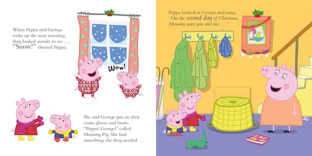 Peppa Pig - Peppas 12 Days of Christmas Çocuk Kitapları Uzmanı - Children's Books Expert