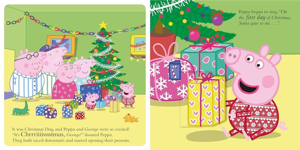 Peppa Pig - Peppas 12 Days of Christmas Çocuk Kitapları Uzmanı - Children's Books Expert