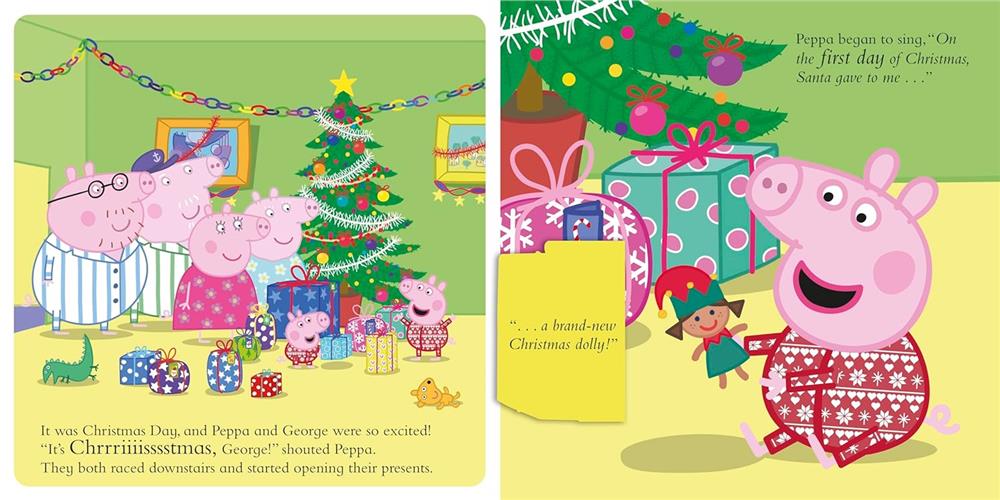 Peppa Pig - Peppas 12 Days of Christmas Çocuk Kitapları Uzmanı - Children's Books Expert