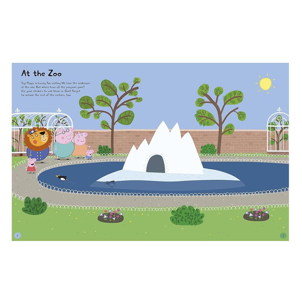 Peppa Pig - Peppas Favourite Places Sticker Book Çocuk Kitapları Uzmanı - Children's Books Expert