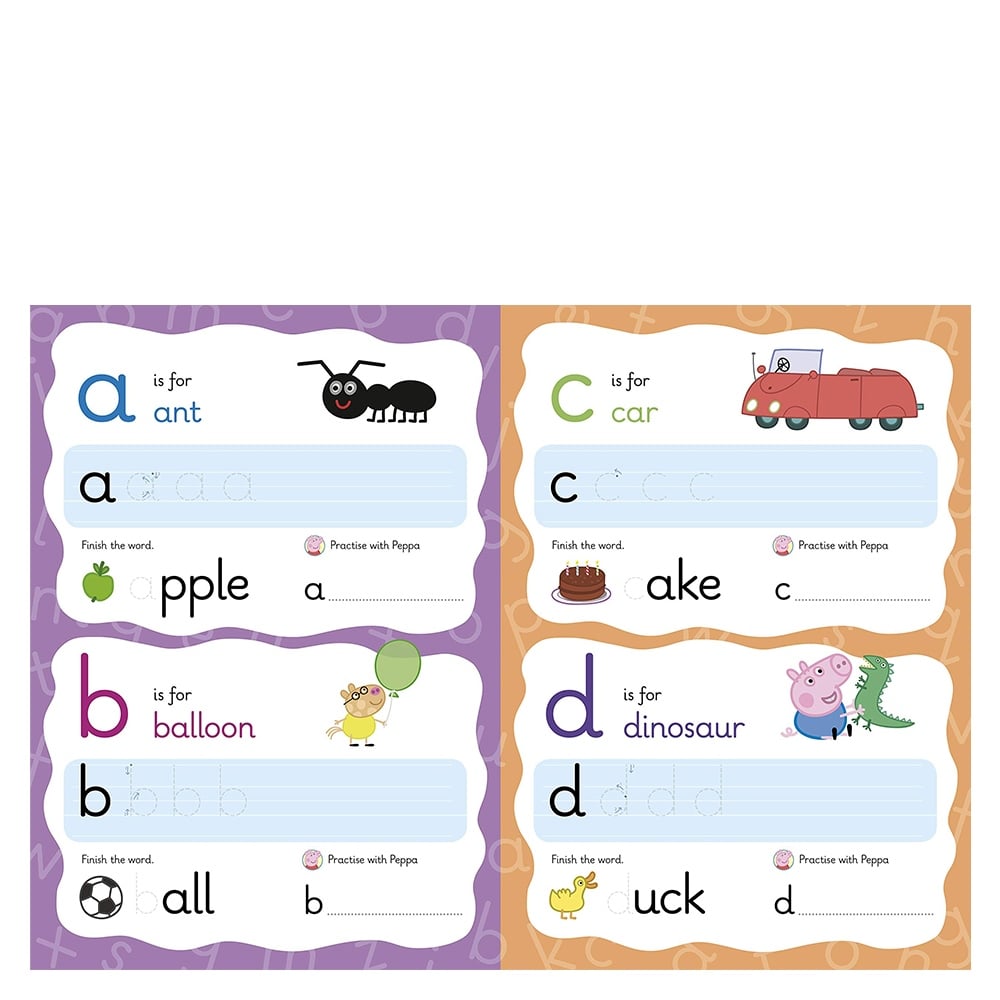 PEPPA PIG: PRACTISE WITH PEPPA: WIPE-CLEAN FIRST L Çocuk Kitapları Uzmanı - Children's Books Expert