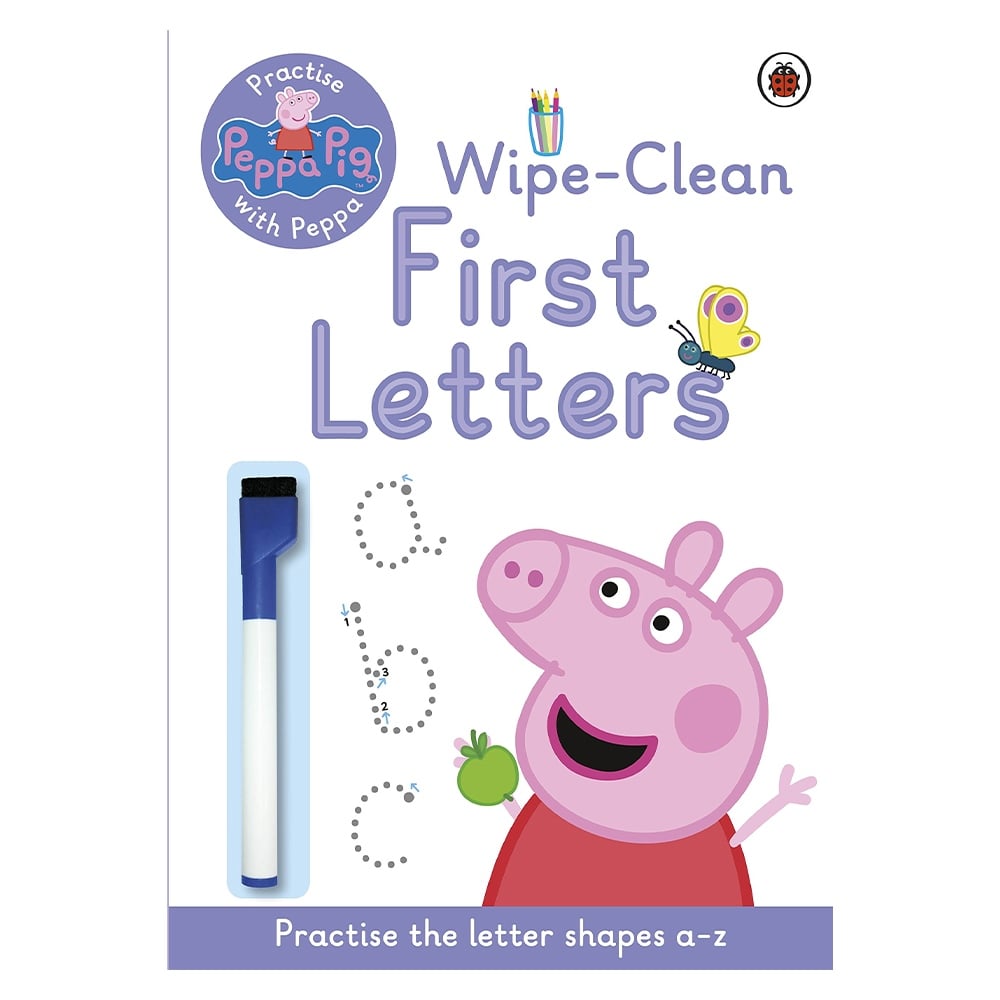 PEPPA PIG: PRACTISE WITH PEPPA: WIPE-CLEAN FIRST L Çocuk Kitapları Uzmanı - Children's Books Expert