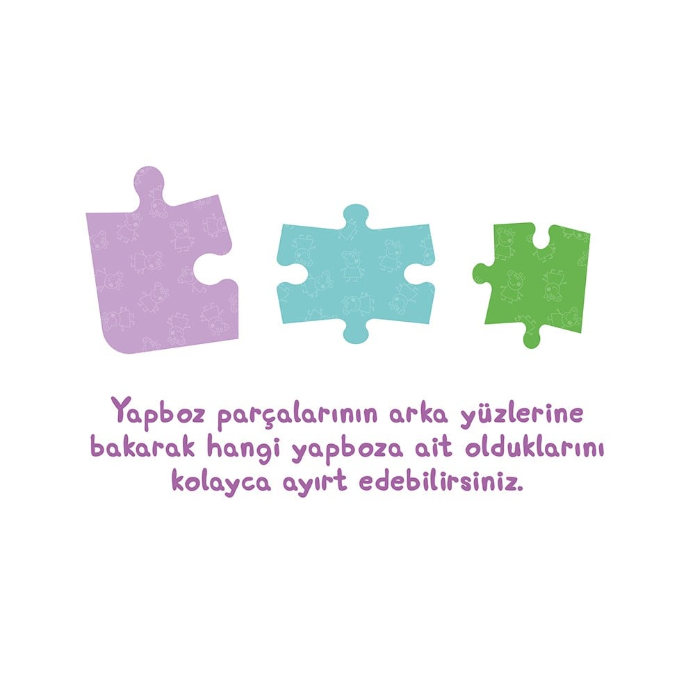 PEPPA PIG PROGRESSIVE PUZZLE - A HAPPY DAY Çocuk Kitapları Uzmanı - Children's Books Expert