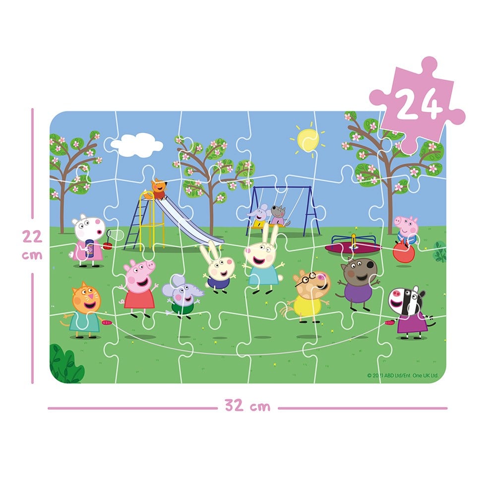 PEPPA PIG PROGRESSIVE PUZZLE - A HAPPY DAY Çocuk Kitapları Uzmanı - Children's Books Expert