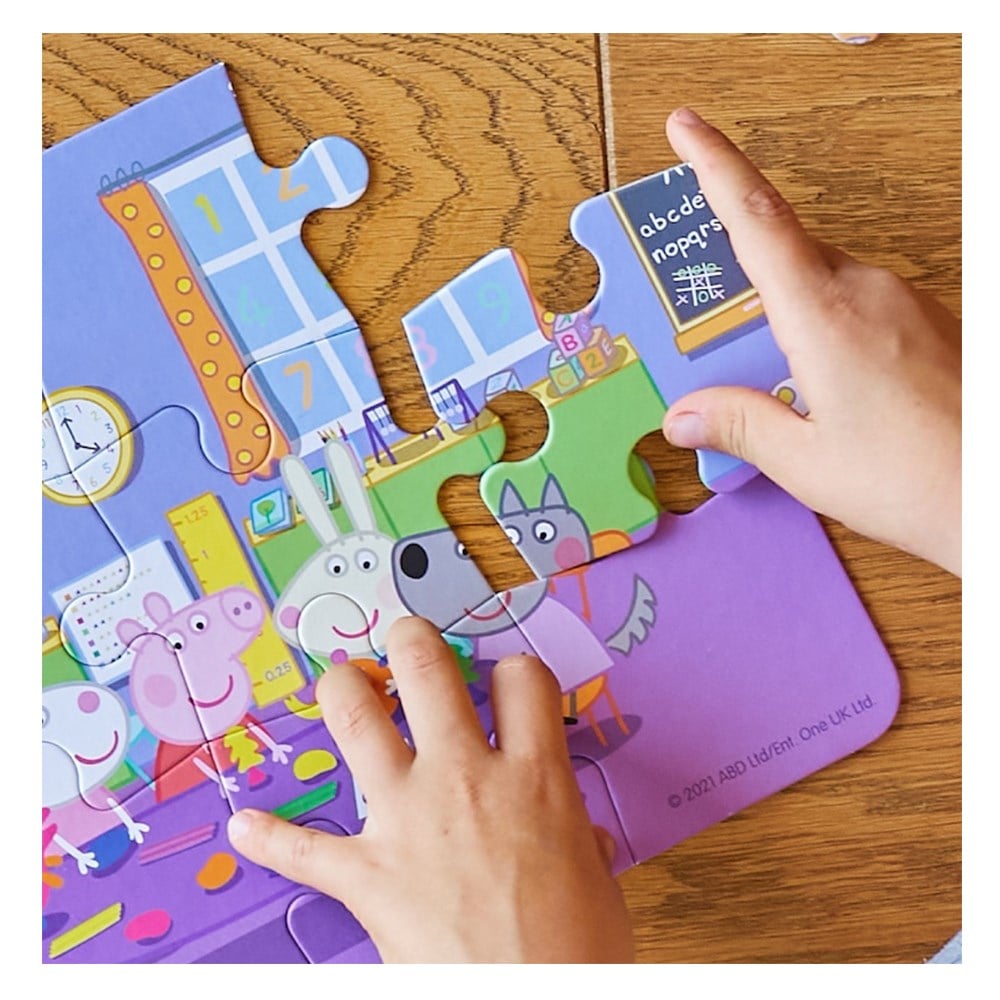 PEPPA PIG PROGRESSIVE PUZZLE - A HAPPY DAY Çocuk Kitapları Uzmanı - Children's Books Expert