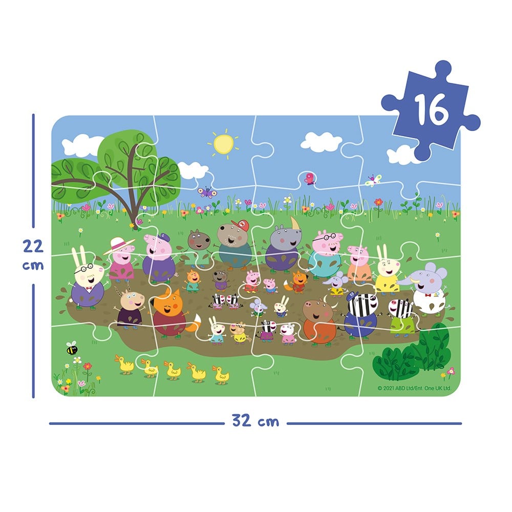 PEPPA PIG PROGRESSIVE PUZZLE - OUTDOOR FUN Çocuk Kitapları Uzmanı - Children's Books Expert