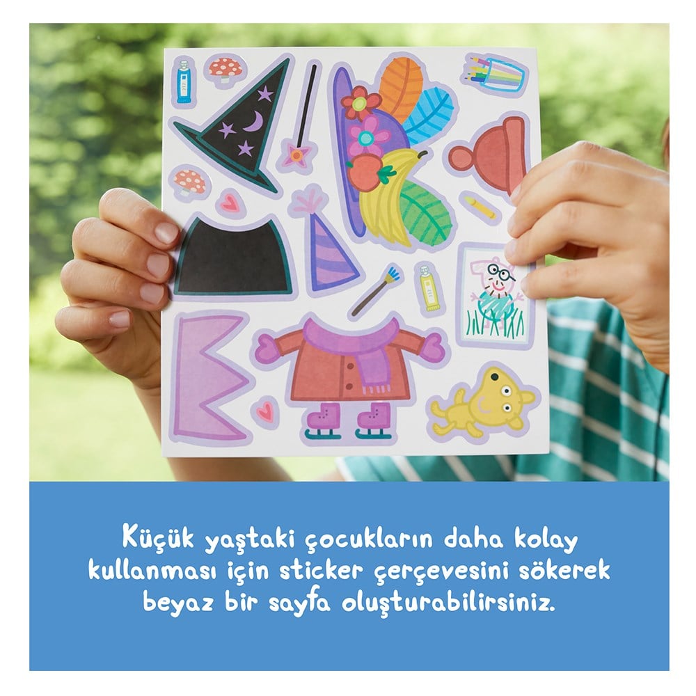 PEPPA PIG REUSABLE STICKER SET - DRESS UP Çocuk Kitapları Uzmanı - Children's Books Expert