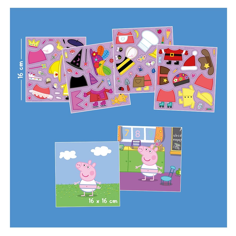 PEPPA PIG REUSABLE STICKER SET - DRESS UP Çocuk Kitapları Uzmanı - Children's Books Expert
