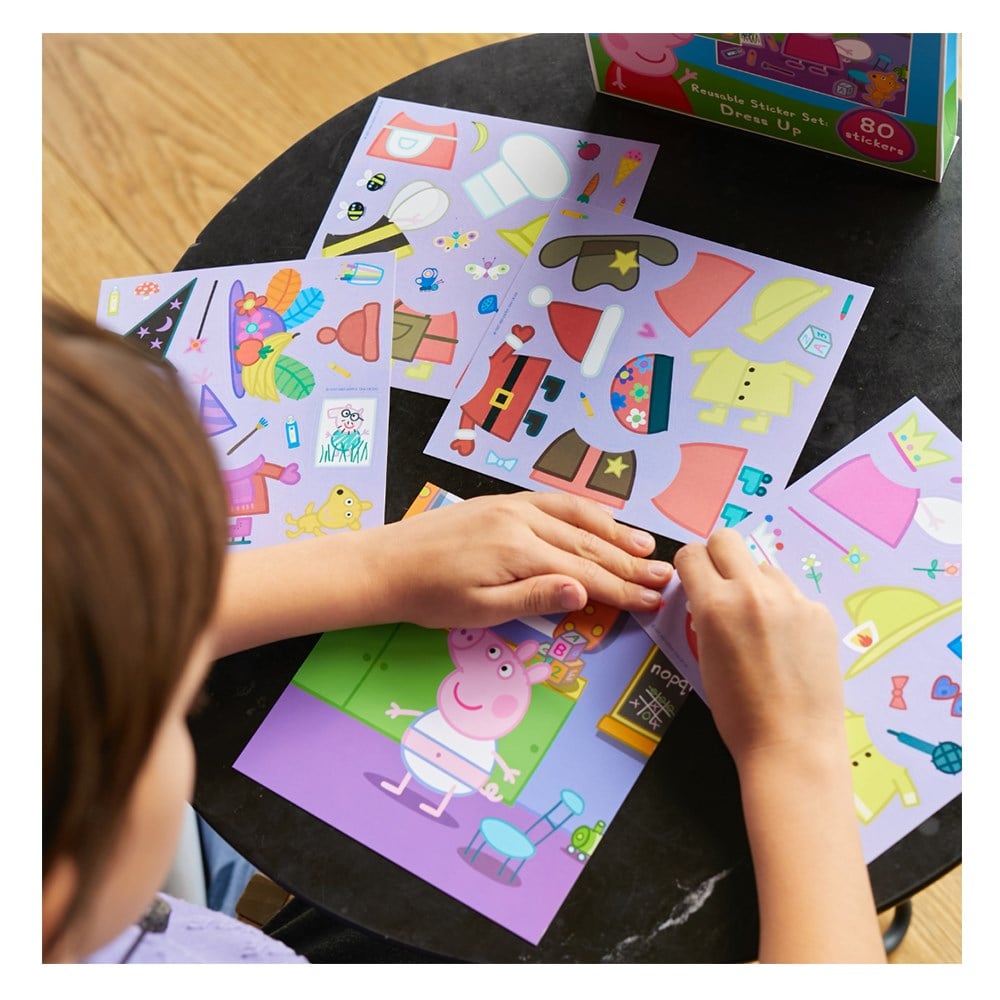 PEPPA PIG REUSABLE STICKER SET - DRESS UP Çocuk Kitapları Uzmanı - Children's Books Expert