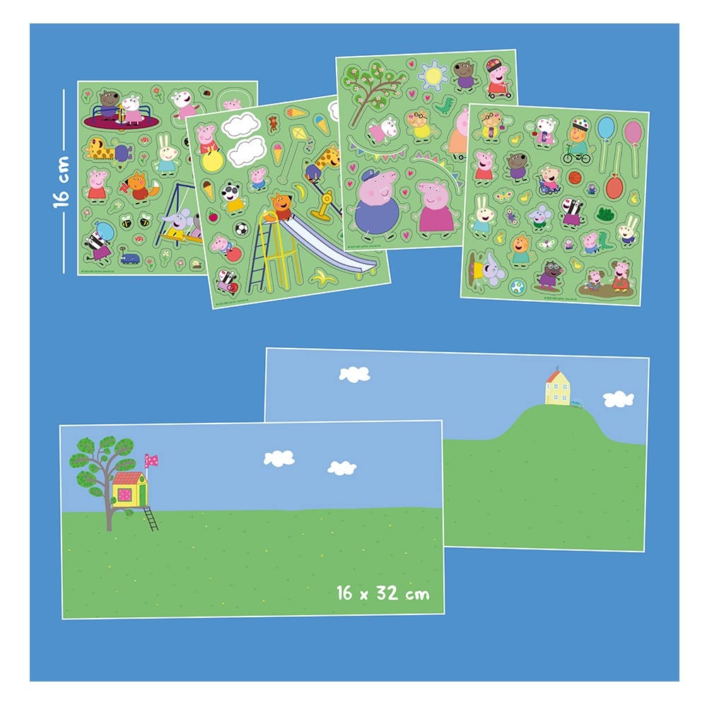 PEPPA PIG REUSABLE STICKER SET - OUTDOOR FUN Çocuk Kitapları Uzmanı - Children's Books Expert