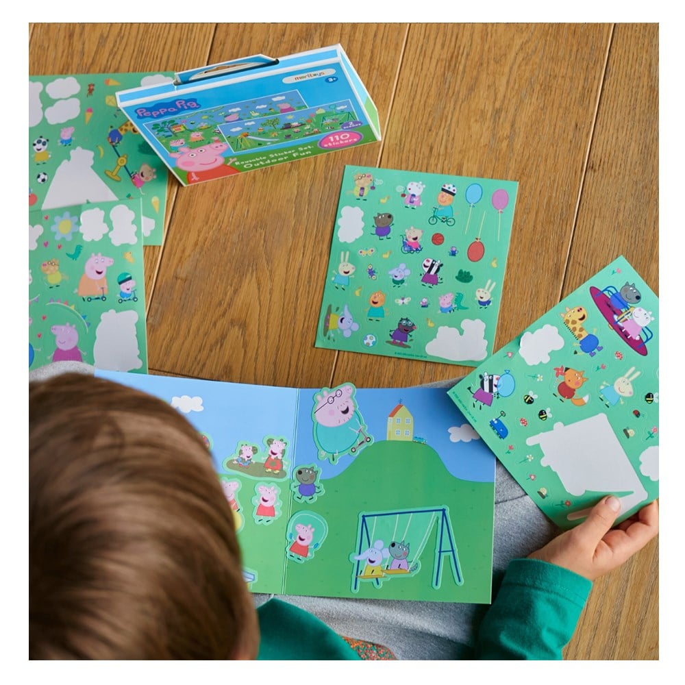 PEPPA PIG REUSABLE STICKER SET - OUTDOOR FUN Çocuk Kitapları Uzmanı - Children's Books Expert