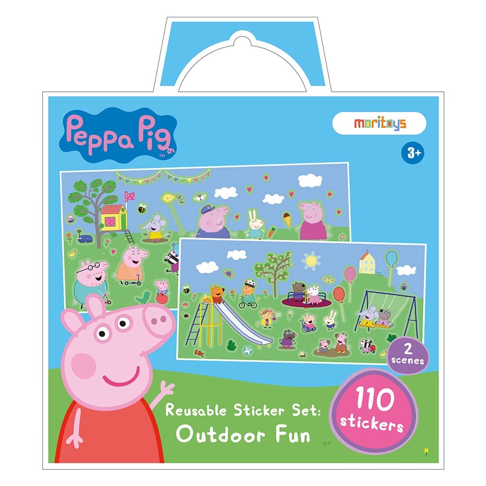 PEPPA PIG REUSABLE STICKER SET - OUTDOOR FUN Çocuk Kitapları Uzmanı - Children's Books Expert